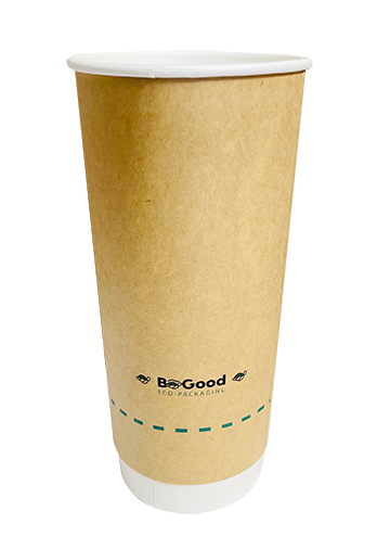 700ml Double Wall Brown Paper Cup - Be Good Packaging